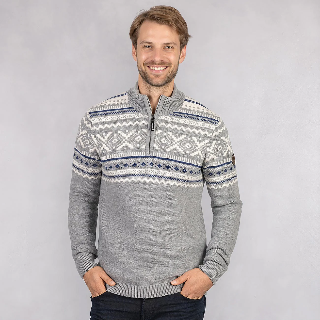Nordic Sweater Zip Men - Image 7